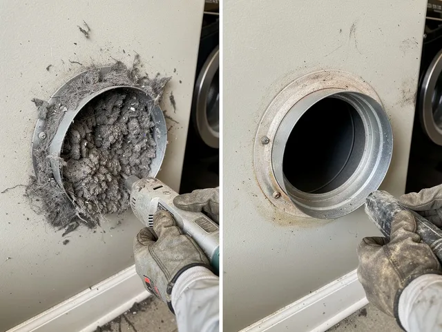 Professional clogged vent cleaning by Daytona Beach Dryer Vent Cleaning in Daytona Beach