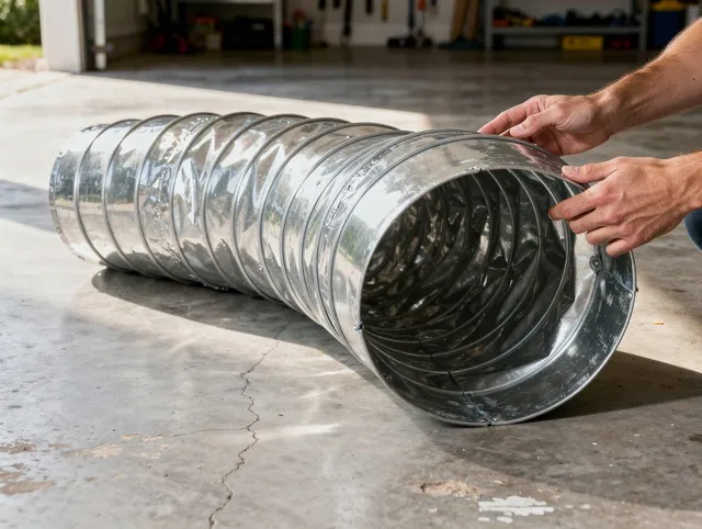 Daytona Beach Dryer Vent Cleaning specialist using advanced equipment for thorough duct cleaning in Daytona Beach